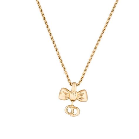 dior bow necklace pink|dior pendants for women.